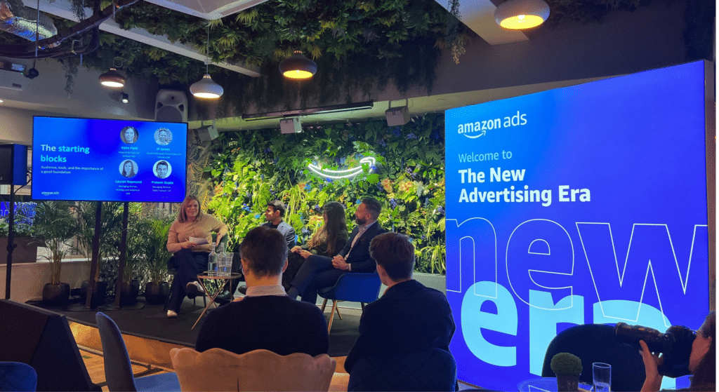 Panelists discuss at the New Advertising era event