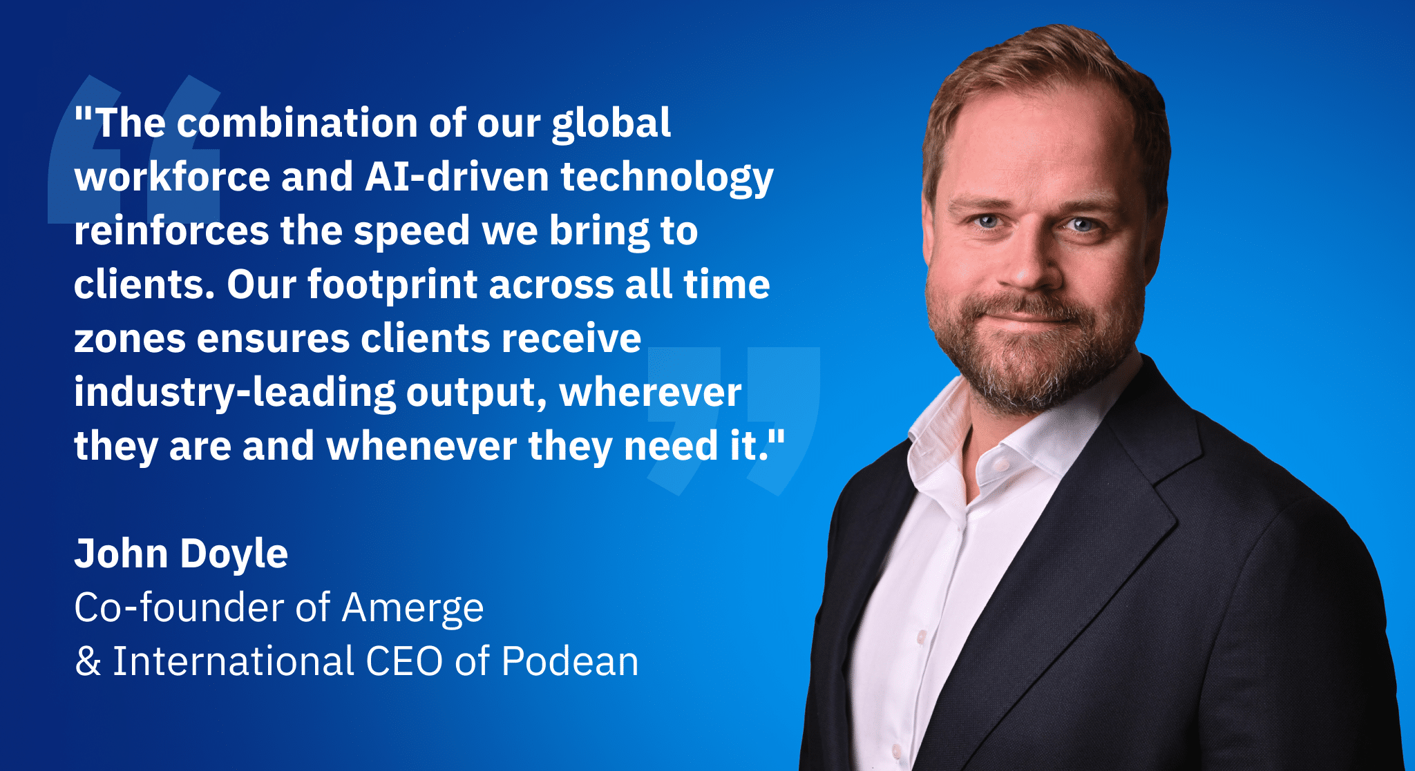 Podean Solidifies Global Marketplace Leadership with Acquisition of Amerge Podean Solidifies Global Marketplace Leadership with Acquisition of Amerge