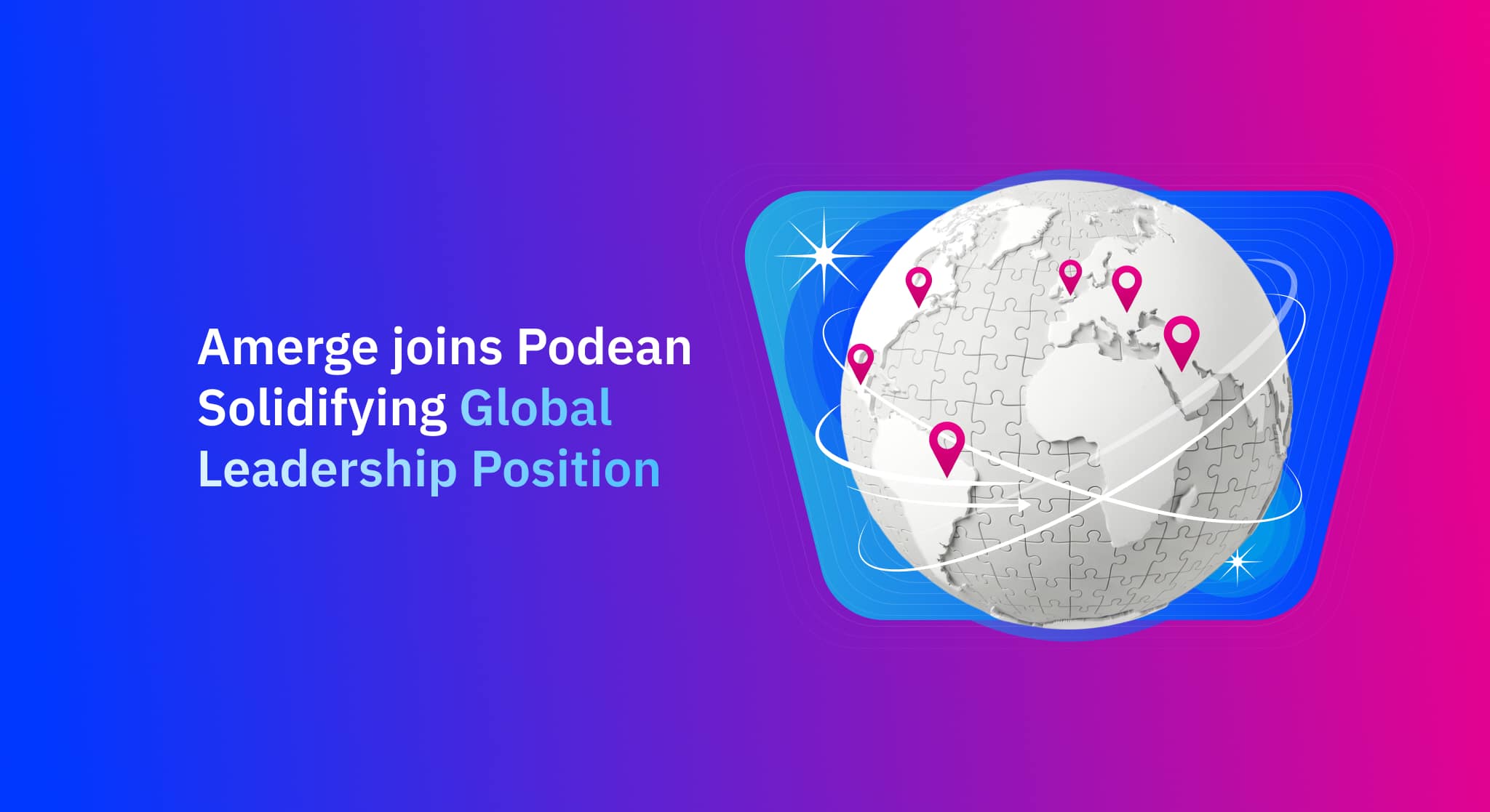 Podean Solidifies Global Marketplace Leadership with Acquisition of Amerge
